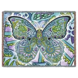 Blue Morpho Tapestry Throw